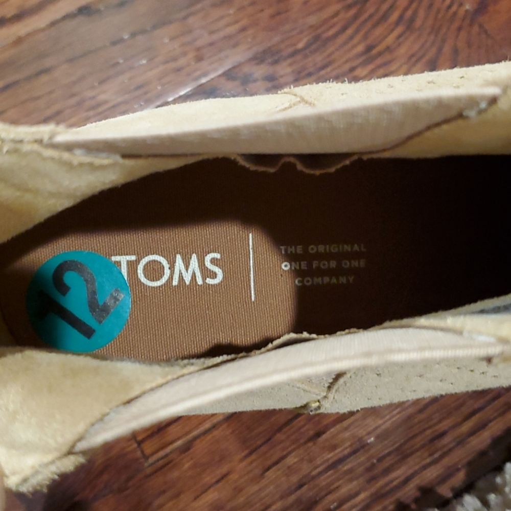TOMS wedge booties, NWT, S 12 - Picture 9 of 9